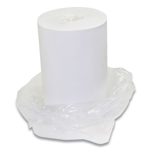 Easy Task A100 Wiper, Center-Pull, 1-Ply, 10 x 12, White, 275 Sheets/Roll with Zipper Bag, 6 Rolls/Carton