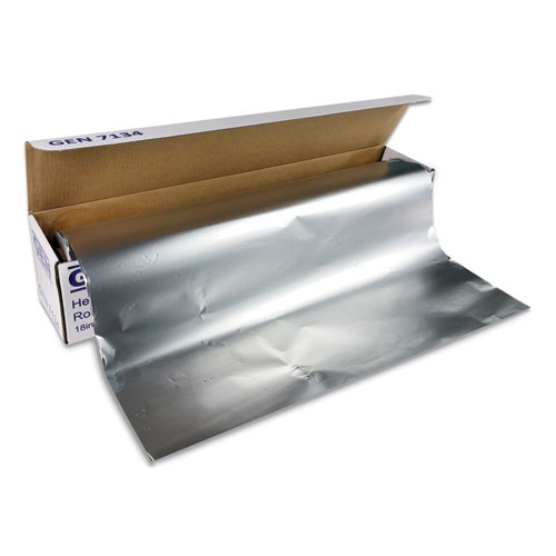 Image of Heavy-Duty Aluminum Foil Roll, 18" x 500 ft