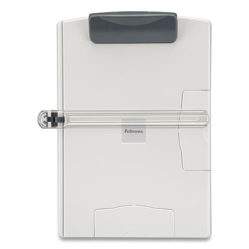 Desktop Easel-Style Copyholder,150 Sheet Capacity, Plastic, Platinum/Gray
