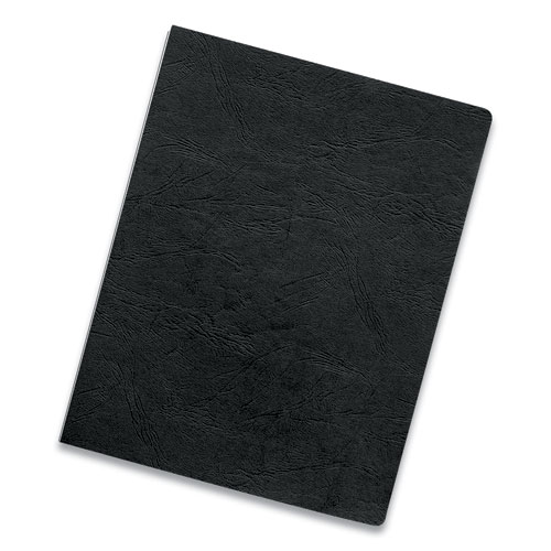 Image of Fellowes® Executive Leather-Like Presentation Cover, Black, 11 X 8.5, Unpunched, 200/Pack