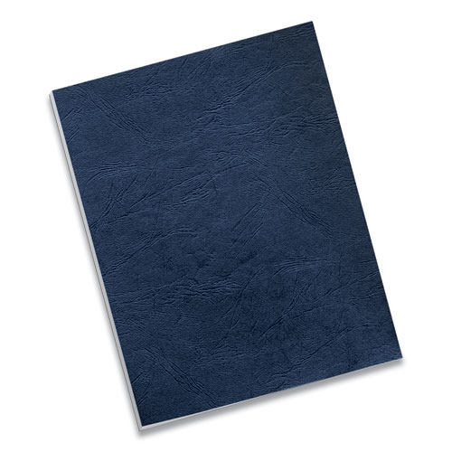 Image of Fellowes® Classic Grain Texture Binding System Covers, 11 X 8.5, Navy, 50/Pack