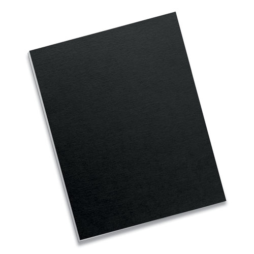 Image of Fellowes® Futura Presentation Covers For Binding Systems, Opaque Black, 11 X 8.5, Unpunched, 25/Pack