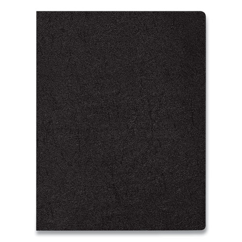 Image of Fellowes® Executive Leather-Like Presentation Cover, Black, 11 X 8.5, Unpunched, 200/Pack