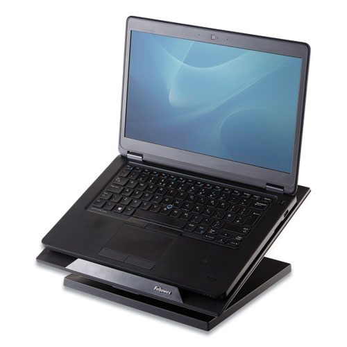 Designer Suites Laptop Riser, 13.19" x 11.19" x 4", Black Pearl, Supports 25 lbs
