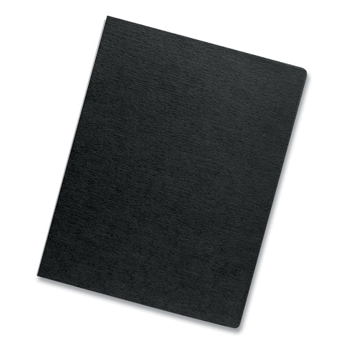Image of Fellowes® Expressions Linen Texture Presentation Covers For Binding Systems, Black, 11.25 X 8.75, Unpunched, 200/Pack