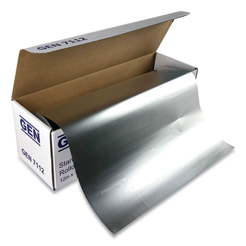 Image of Gen Standard Aluminum Foil Roll, 12" X 1,000 Ft