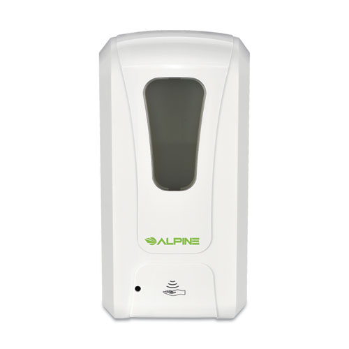 Liquid Hand Sanitizer/Soap Dispenser, 1,000 mL, 6 x 4.48 x 11.1, White, 15/Carton