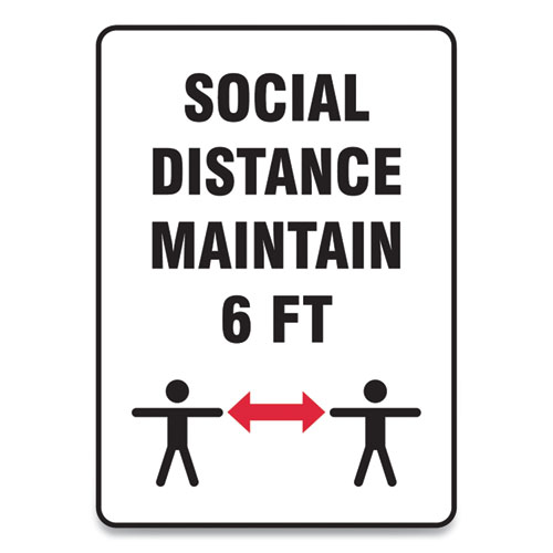 Social Distance Signs - Zerbee