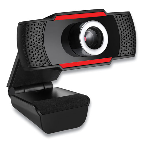 CyberTrack H3 720P HD USB Webcam with Microphone, 1280 pixels x 720 pixels, 1.3 Mpixels, Black