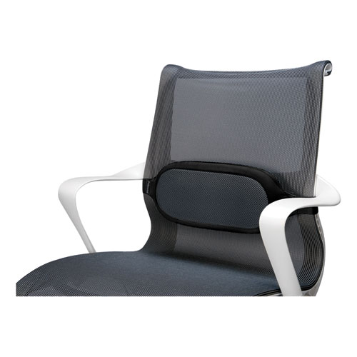 Fellowes® I-Spire Series Lumbar Cushion, 14 x 3 x 6, Gray/Black