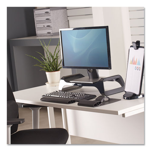 Image of Fellowes® I-Spire Series Monitor Lift, 20" X 8.88" X 4.88", Black, Supports 25 Lbs