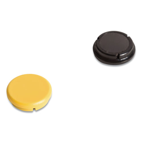 U Brands Board Magnets, Circles, Assorted Colors, 0.75" Diameter, 10/Pack