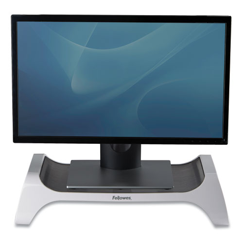 Image of Fellowes® I-Spire Series Monitor Lift, 20" X 8.88" X 4.88", White/Gray, Supports 25 Lbs