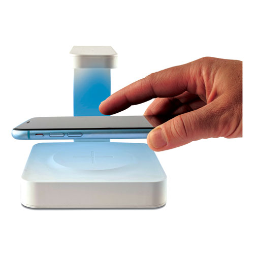 Image of Itek™ Sterilizer And Wireless Phone Charger, White