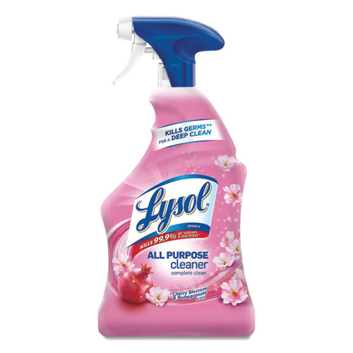 READY-TO-USE ALL-PURPOSE CLEANER, CHERRY BLOSSOM AND POMEGRANATE, 22 OZ, TRIGGER SPRAY BOTTLE, 6/CARTON