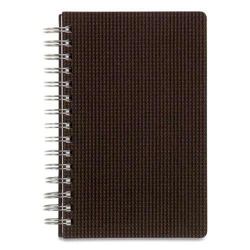 Image of Brownline® Duraflex Daily Planner, 8 X 5, Black Cover, 12-Month (Jan To Dec): 2024