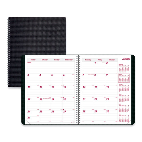 Image of DuraFlex 14-Month Planner, 11 x 8.5, Black Cover, 14-Month (Dec to Jan): 2022 to 2024