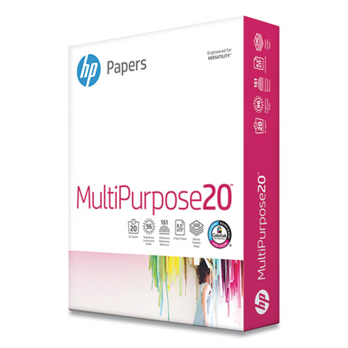 Image of MultiPurpose20 Paper, 96 Bright, 20lb, 8.5 x 11, White, 500/Ream