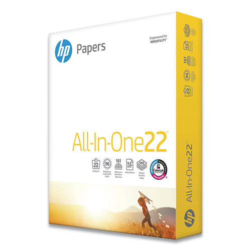 All-In-One22 Paper, 96 Bright, 22lb, 8.5 x 11, White, 500/Ream