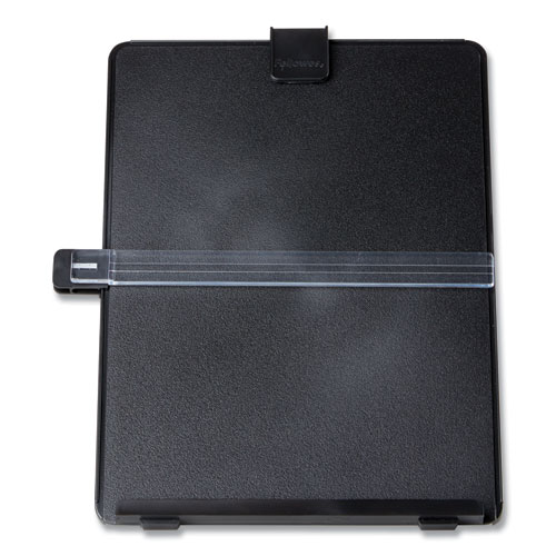 Fellowes® Non-Magnetic Letter-Size Desktop Copyholder, 125 Sheet Capacity, Plastic, Black