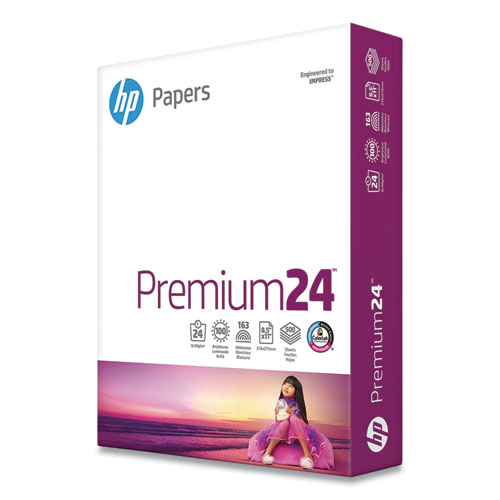 Premium24 Paper, 98 Bright, 24lb, 8.5 x 11, Ultra White, 500/Ream
