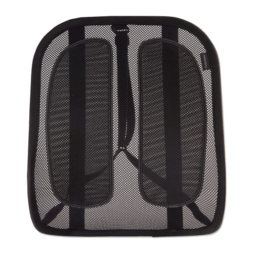 OFFICE SUITES MESH BACK SUPPORT, 17.3W X 5.56D X 20.18H, BLACK