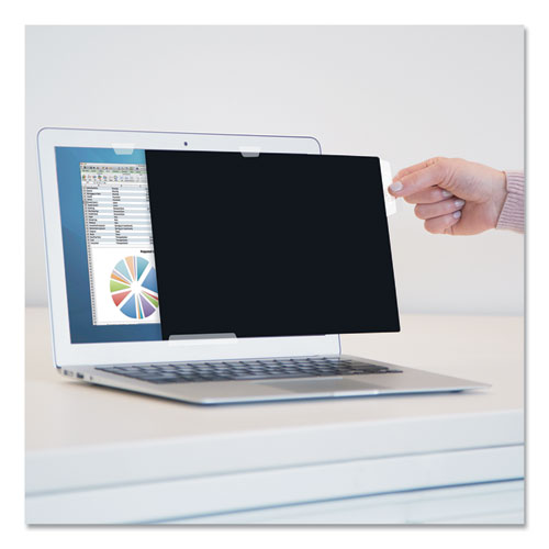 Image of PrivaScreen Blackout Privacy Filter for 12.5" Widescreen Flat Panel Monitor/Laptop, 16:9 Aspect Ratio