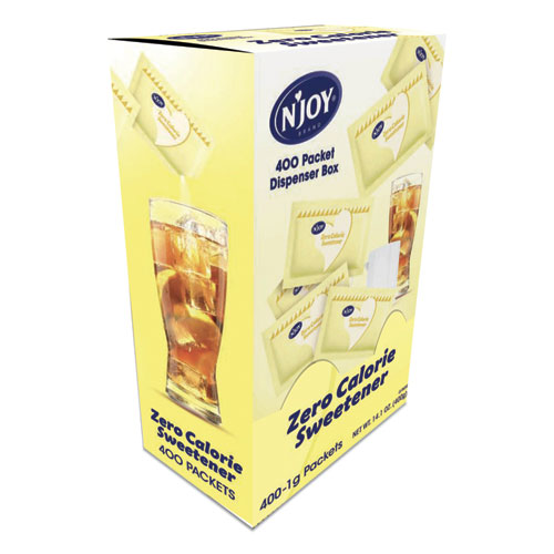 Yellow Sucralose Zero Calorie Sweetener Packets, 0.04 oz Packet, 400 Packets/Box