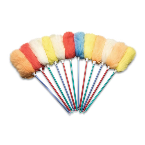 Lambswool Duster, 26" Length, Assorted Wool/Handle Color