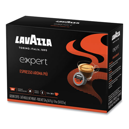 Lavazza Expert Capsules, Espresso Aroma Piu, 0.31 oz, 36/Box