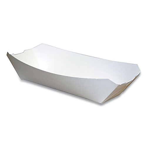PAPERBOARD FOOD TRAYS, #12 BEERS TRAY, 6 X 4 X 1.5, WHITE, 300/CARTON