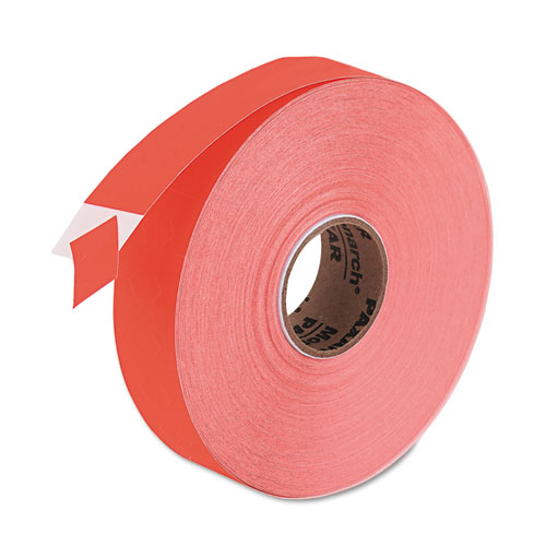 Easy-Load One-Line Labels for Pricemarker 1131, 0.44 x 0.88, Fluorescent Red, 2,500/Roll