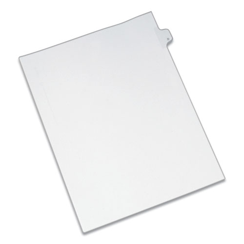 PREPRINTED LEGAL EXHIBIT SIDE TAB INDEX DIVIDERS, ALLSTATE STYLE, 26-TAB, D, 11 X 8.5, WHITE, 25/PACK