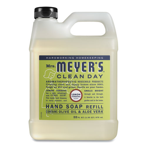 Mrs. Meyer'S® Clean Day Liquid Hand Soap, Lemon, 33 Oz, 6/Carton