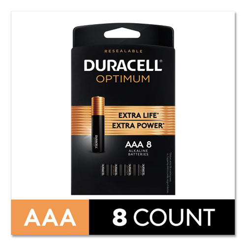 Image of Optimum Alkaline AAA Batteries, 8/Pack