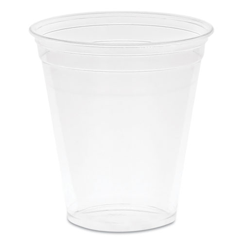EARTHCHOICE RECYCLED CLEAR PLASTIC COLD CUPS, 7 OZ, 1,000/CARTON