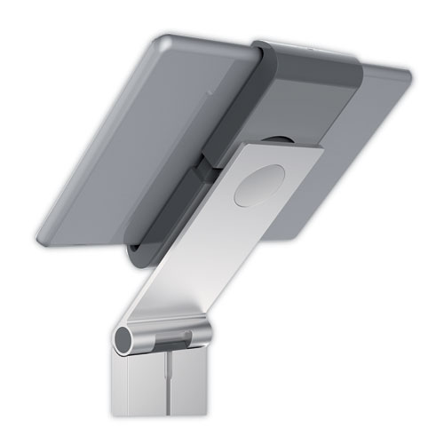 Image of Durable® Floor Stand Tablet Holder, Silver/Charcoal Gray