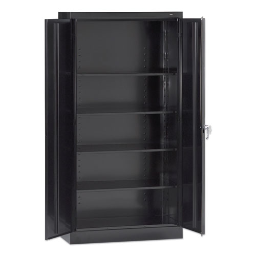 Tennsco 72" High Standard Cabinet (Assembled), 30W X 15D X 72H, Black