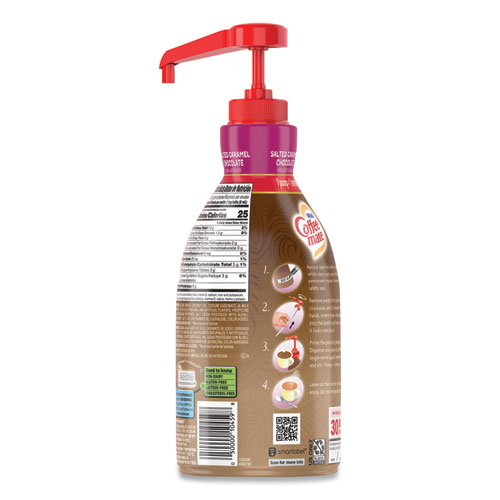 Image of Coffee Mate® Liquid Creamer Pump Bottle, Salted Caramel Chocolate, 1.5 Liter
