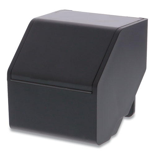 Image of Konnect Desktop Organizer Storage Bin, Short, 3.4" x 3.5" x 3.5", Black