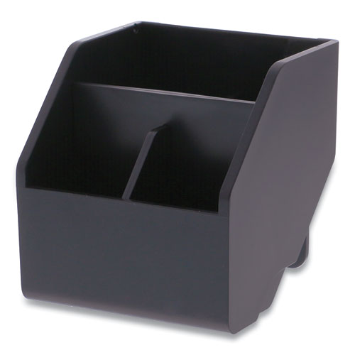 Image of Bostitch® Konnect Desktop Organizer Short Storage Bin, 3.4" X 3.5" X 3.5", Black