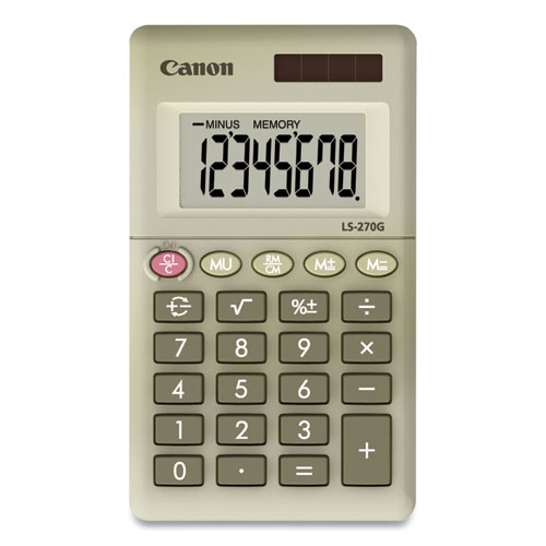 LS-270G Pocket Calculator, 8-Digit LCD
