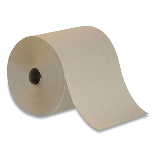 Hardwound Paper Towels, 1-Ply, 7.87" x 350 ft, Natural, 12 Rolls/Carton