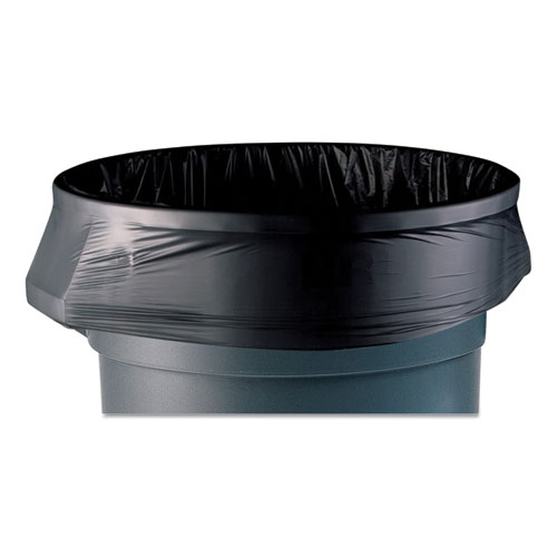 Coastwide Professional™ AccuFit Linear Low-Density Can Liners, 55 gal, 1.3 mil, 40" x 53", Black, 20 Bags/Roll, 5 Rolls/Carton