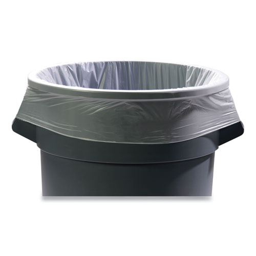 Image of Coastwide Professional™ Reprocessed Resin Can Liners, 33 Gal, 1.35 Mil, 33" X 39", Black, 150/Carton