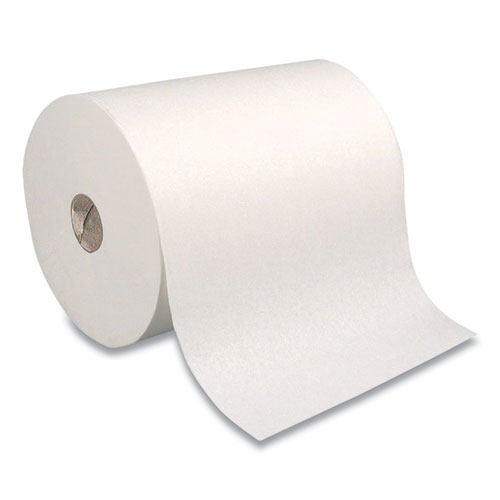 Recycled Hardwound Paper Towels, 7.87" x 800 ft, White, 6 Rolls/Carton