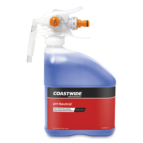 Coastwide Professional™ Ph Neutral Daily Floor Cleaner Concentrate For Easyconnect Systems, Strawberry Scent, 3 L Bottle, 2/Carton