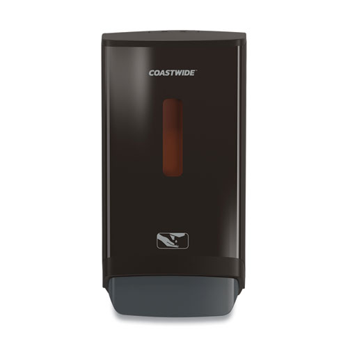 J Series Manual Hand Soap Dispenser, 1,200 mL, 6.02 x 4.01 x 11.59, Black