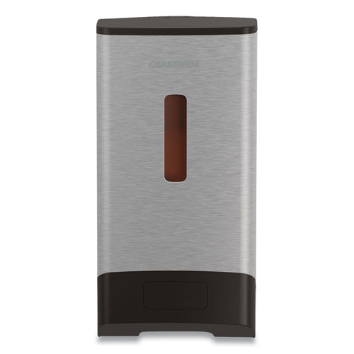 Image of J-Series Automatic Hand Soap Dispenser, 1,200 mL, 6.02 x 4 x 11.98, Black/Metallic