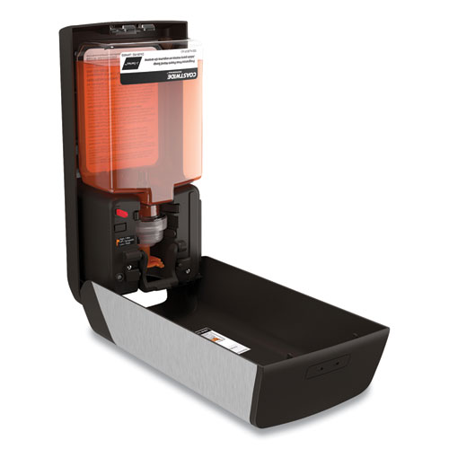Image of Coastwide Professional™ J-Series Automatic Hand Soap Dispenser, 1,200 Ml, 6.02 X 4 X 11.98, Black/Metallic